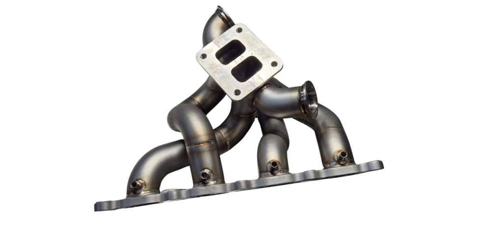 Untitled design (3) 4G63 Forward Facing Turbo Manifold - T4 Twin Scroll