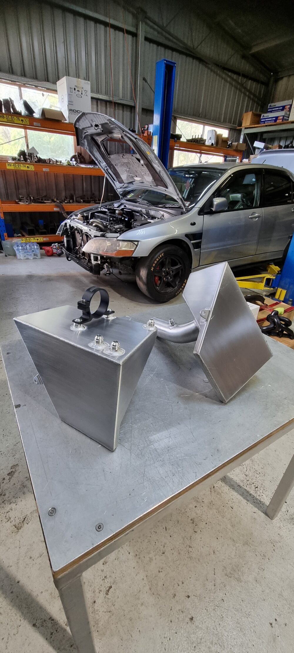 20240427_155218 EVO 7-9 In-Bay Fuel Surge Tank