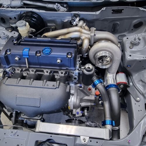 20241224_173511 Honda K20/24 347 Stainless Hypex Turbo Manifold - T4 Twin Scroll