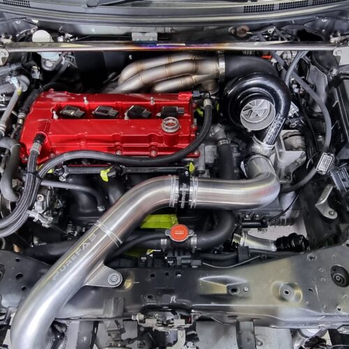 4B11 EVO-X 347 Stainless Sidewinder Turbo Manifold