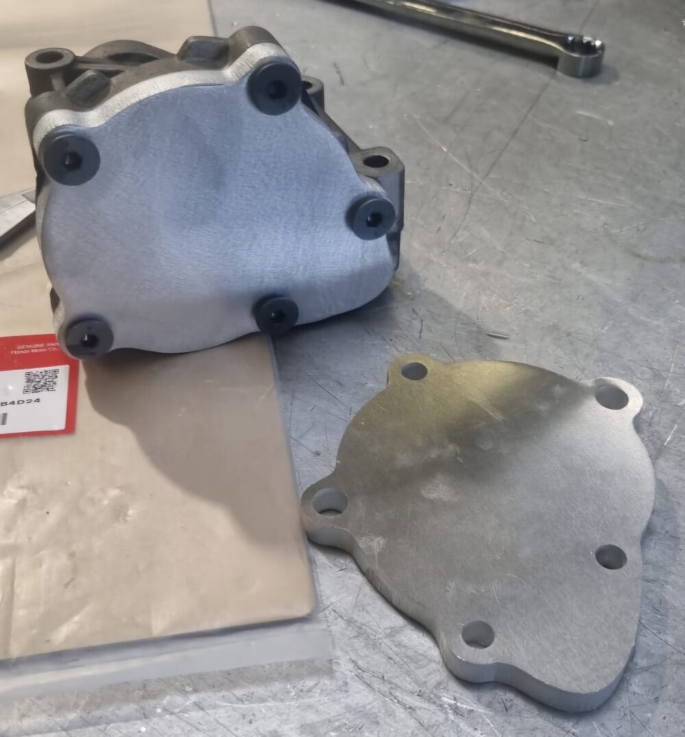 4B11 Waterpump Block-Off Plate (large side)