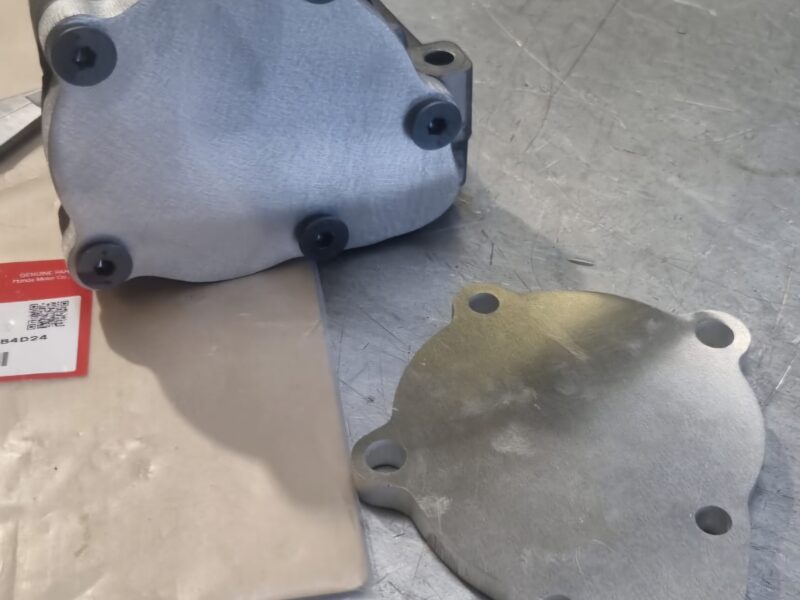 4B11 Waterpump Block-Off Plate (large side)