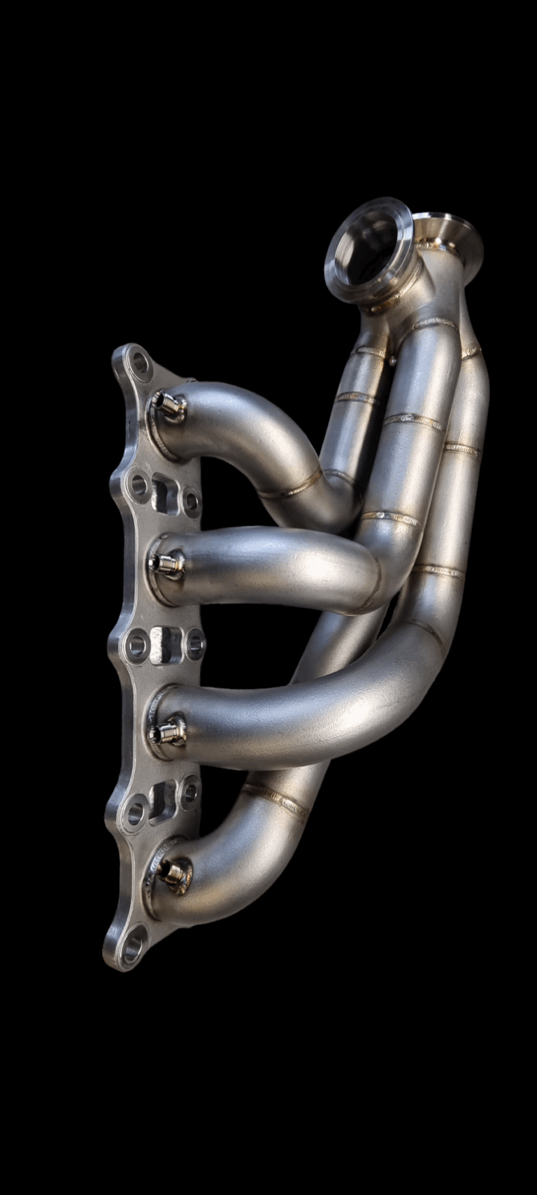 4B11 EVO-X 347 Stainless Sidewinder Turbo Manifold – PureFab