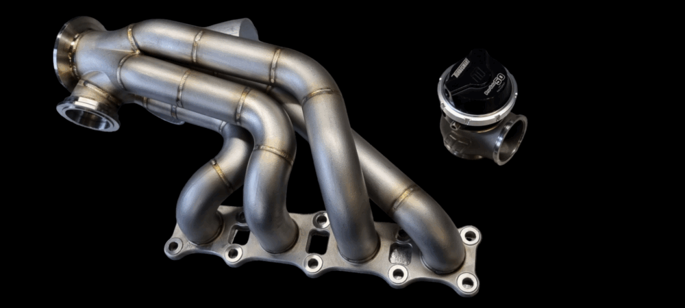 4B11 EVO-X 347 Stainless Sidewinder Turbo Manifold