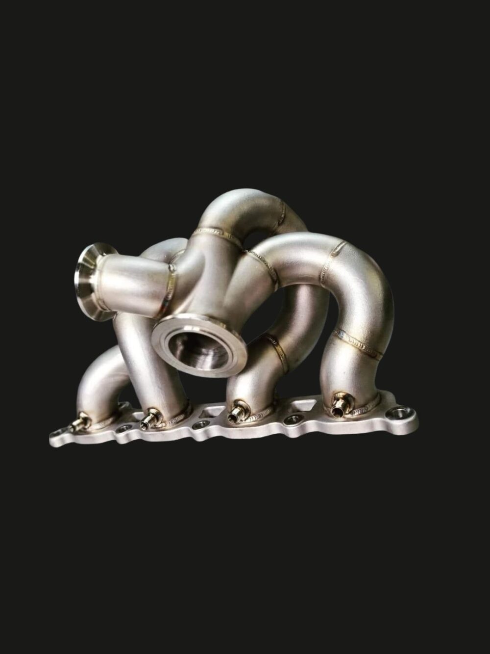 Untitled design 4G63 347 SS Tubular Turbo Manifold - Vband Inlet